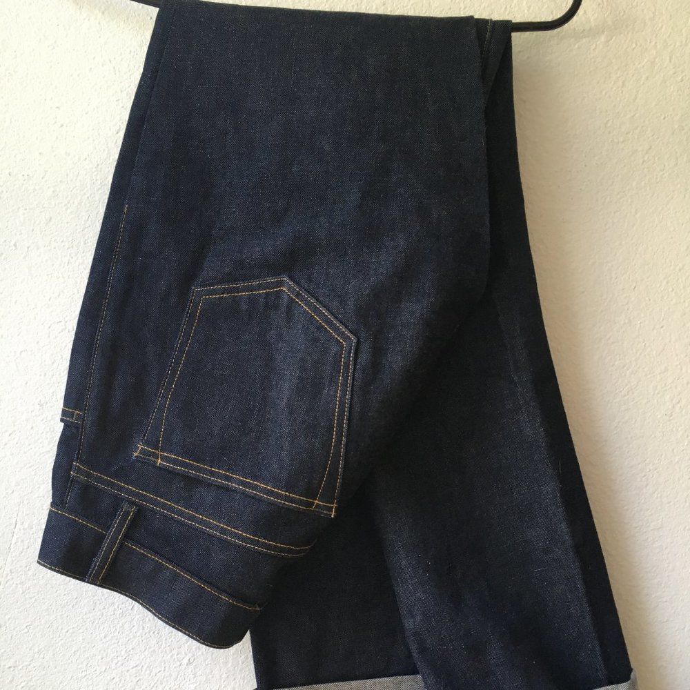 Imogene + Willie Indigo Rigid Straight Leg Jeans Size 27